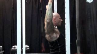 BehindtheNeck Pulldown Safety amp Tips by Jim Stoppani [upl. by Ardnasyl]