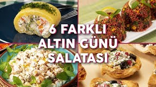 Tarifini Kimseye Vermek İstemeyeceğiniz 6 Farklı Altın Günü Salatası  Salata Tarifleri [upl. by Ennairam198]