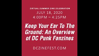 Session 7  Overview of DC Punk Fanzines [upl. by Airlie]