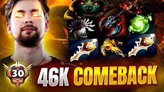 THE BEST HUSKAR PLAYER IN DOTA 2  NEW 13k MMR BEAST 46k COMEBACK GAME [upl. by Arno880]