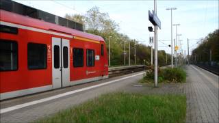 S Bahn Kreuzung in Hannover Karl Wiechert Allee 31102013 [upl. by Arv526]