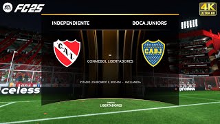 Independiente Vs Boca Jrs  Copa Libertadores Cuartos De Final FC 25 Next Gen PS5 Series X 4k [upl. by Alejo985]