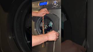 HOW TO open a hotpoint washing machine door with broken latch tips trending howto [upl. by Araeit]