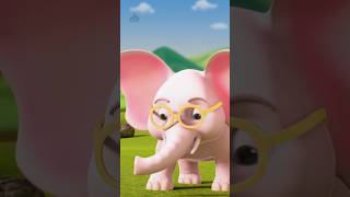 Ek Mota Hathi एक मोटा हाथी Elephant Cartoon Song viral hindipoem animals kidssong trending [upl. by Ainevul]