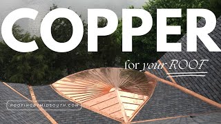 Copper Used on Residential Roofing [upl. by Nellek116]