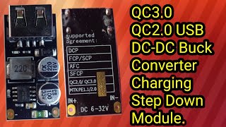 QC30 QC20 USB DCDC Buck Converter Charging Step Down Module Unboxing  first changing module [upl. by Jun877]