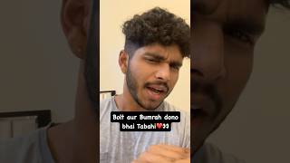 Bumrah X Bolt Full on Tabahi❤️🔥 youtube shorts iplauction [upl. by Negah]