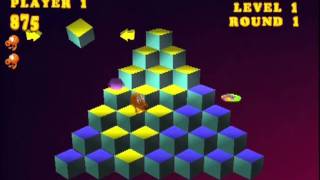 QBERT PLAYSTATION  CLASSIC MODE 2D amp 3D [upl. by Nickerson]