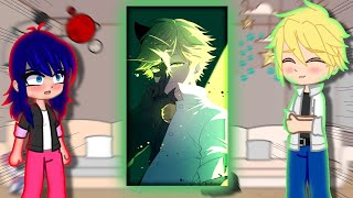 Past MLB React To Adrien AgresteCat Noir  Gacha Club  Gacha React [upl. by Anerdna454]