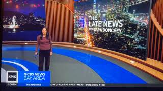 KPIX CBS News Bay Area “Late News” open December 13 2024 [upl. by Hebe]