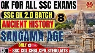 Lecture08 Ancient History By PARMAR SSC  SSC GK 20 BATCH [upl. by Arodaeht]