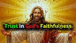 Gods Voice  TRUST IN GODS FAITHFULNESS  lordjesus JesusChrist Christianmotivation Catholicism [upl. by Eenad]