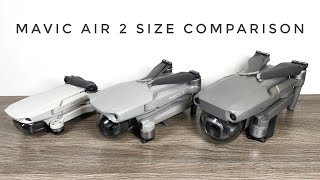 DJI Mavic Air 2 Size Comparison [upl. by Ardelis]