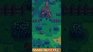 Tree Trunk House shorts shortstardewvalleystardewchillspringtreetrunkhousecottagewood [upl. by Siulegroj]