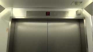 old ASEA mod by KONE traction elevators  Huddinge Hospital Huddinge Sweden [upl. by Anoved]