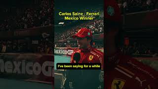 Carlos Sainz Win Mexico GP shorts f1 automobile ferrari carlossainz gp fyp formula1 winner [upl. by Mehitable]