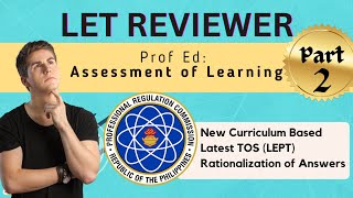 LET Reviewer 2024  Prof Ed Assessment of Learning Part 2 [upl. by Arahsit699]