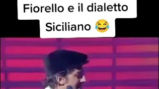 Il dialetto siciliano  Fiorello 🤣 [upl. by Millur]