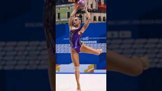 Повороты Лалы Крамаренко rhythmicgymnastics gymnast rg [upl. by Lyrej765]