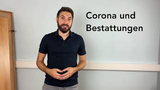 Begräbnis während Corona Aktuelle Maßnahmen Update Herbst 2020 [upl. by Rocco]