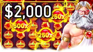 2000 GATES OF OLYMPUS BONUS BUYS  CHALLENGE [upl. by Saberhagen]