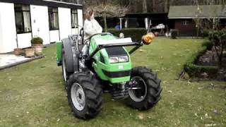 Brandhout binnenrijden met de Deutz Agrokid 230 [upl. by Doig]