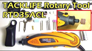 MultiFunction Rotary Tool  FULL REVIEW Tacklife RTD35ACL [upl. by Fabrianna]