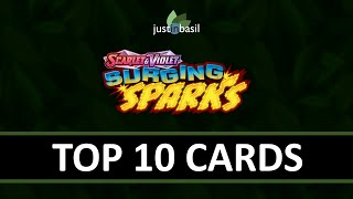 Top 10 Cards from Surging Sparks [upl. by Deeyn]