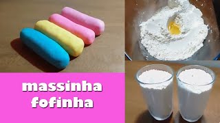 Receita de Massinha de modelar de farinha de trigo [upl. by Hayidan]