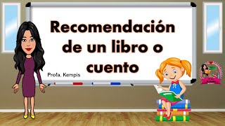 Recomendación de un libro o un cuento [upl. by Hedva]