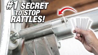 How To Fix Annoying Garage Door RATTLES THE 1 SECRET NO ONE TALKS ABOUT DIY [upl. by Held]