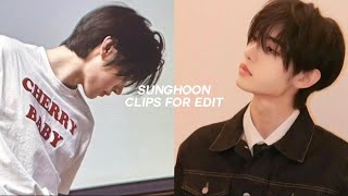 sunghoon clips for edits [upl. by Etteloiv]