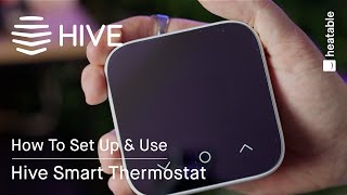 Hive Smart Thermostat Instructions  Step By Step Guide [upl. by Ahgiel]