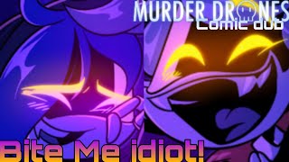 Bite me idiot  Murder Drones comic dubfeaturing SmugRaptor [upl. by Ativoj]