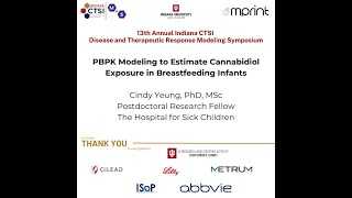 13th Annual DTRMPS PBPK Modeling to Estimate Cannabidiol Exposure in Breastfeeding Infants [upl. by Tibbs]