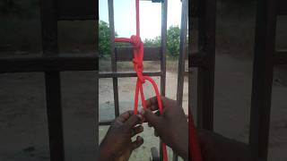 truckers hitch knot tutorial knots [upl. by Carleton744]