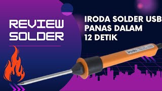 Solder Portable USB 5V Iroda Pro 18 SI [upl. by Dodge]