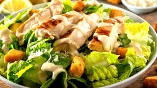 THE ORIGINAL CAESAR SALAD RECIPE  25 Minute Chicken Caesar Salad  Weeknighting [upl. by Palumbo540]