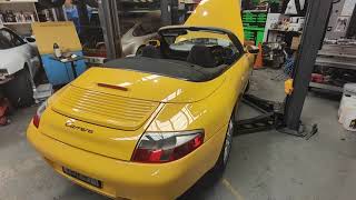 Porsche 996 Convertible PM  Convertible top not working when switch is activated [upl. by Zeena308]