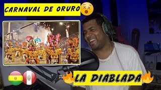 PERUANO reacciona a DIABLADA  CARNAVAL DE ORURO 🔥🔥 [upl. by Elhsa]