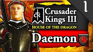 NEW GAME OF THRONES MOD Crusader Kings 3 Game of Thrones HOTD House Targaryen 1 [upl. by Eiramrebma5]