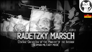 Radetzky March Op 228  GDR VERSION 【German Military Music】Nationale Volksarmee [upl. by Giralda]