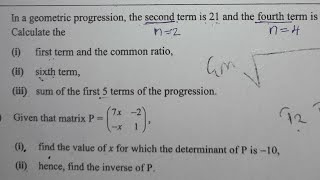 2023 GCE maths q 2 paper2 [upl. by Standice604]