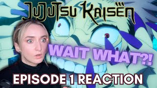 This better be good FINALLY Watching Jujutsu Kaisen Episode 1 REACTION [upl. by Jenkins491]