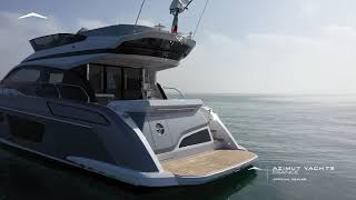 AZIMUT 53 FLYBRIDGE 2023 visite guidée français  Bateau disponible [upl. by Massey]