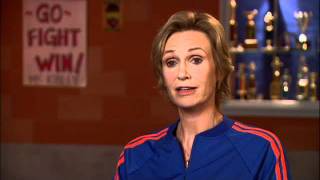 GLEE Season 3 interviews  Jane Lynch Sue [upl. by Lilias1]