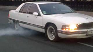 Buick Roadmaster 57 TBI Burnout [upl. by Cerracchio643]