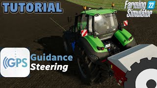 GPS TUTORIAL How To Use It  Farming Simulator 22 [upl. by Neo]