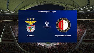 Benfica – Feyenoord  UEFA Champions League 20242025  eFootball [upl. by Myrvyn]