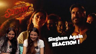 Singham Again  Official Trailer  A Rohit Shetty Cop Universe  Reaction [upl. by Adla]